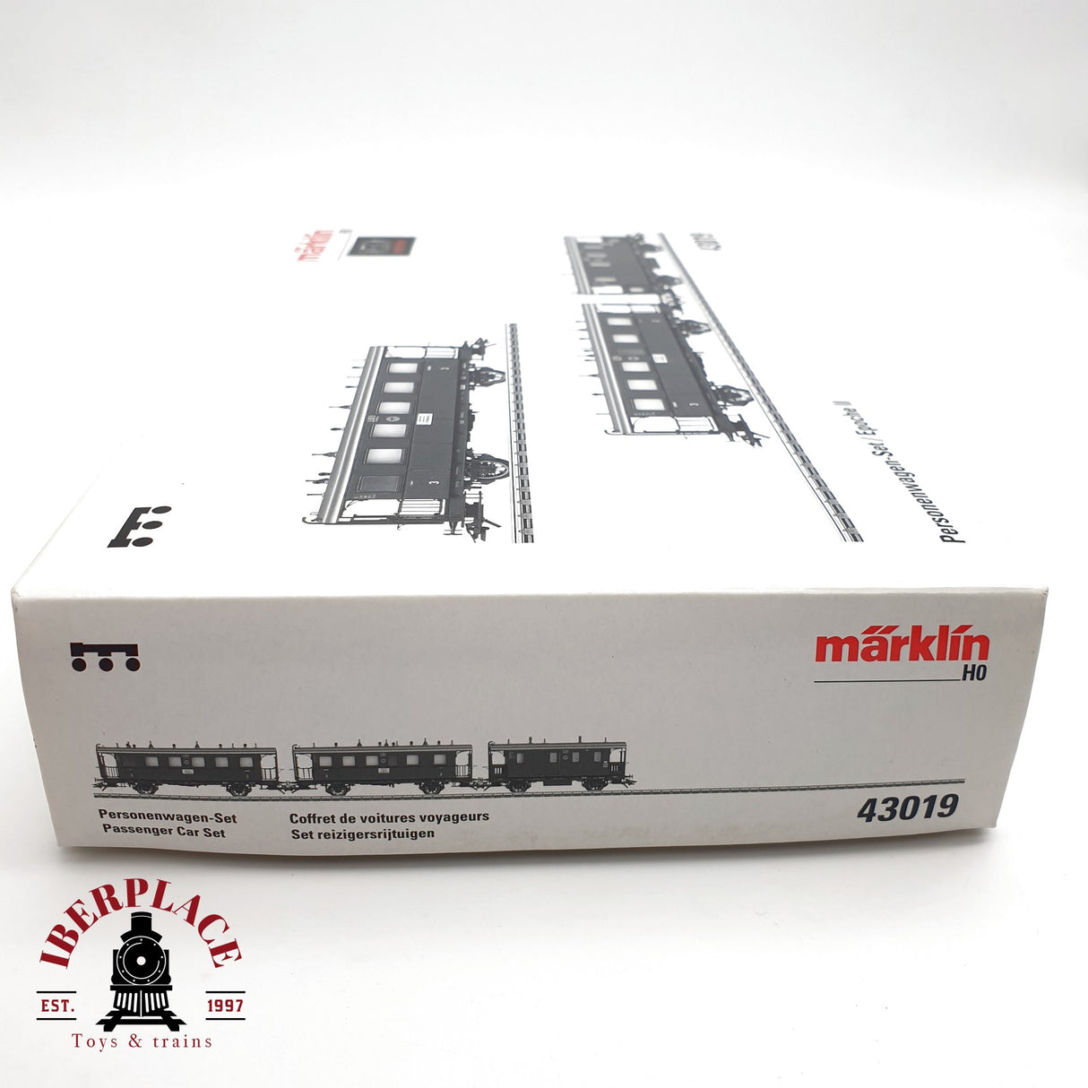 ♻️ Märklin 43019 set de vagones pasajeros Época 2 DRG clase 2-3 H0 escala 1:87 E21