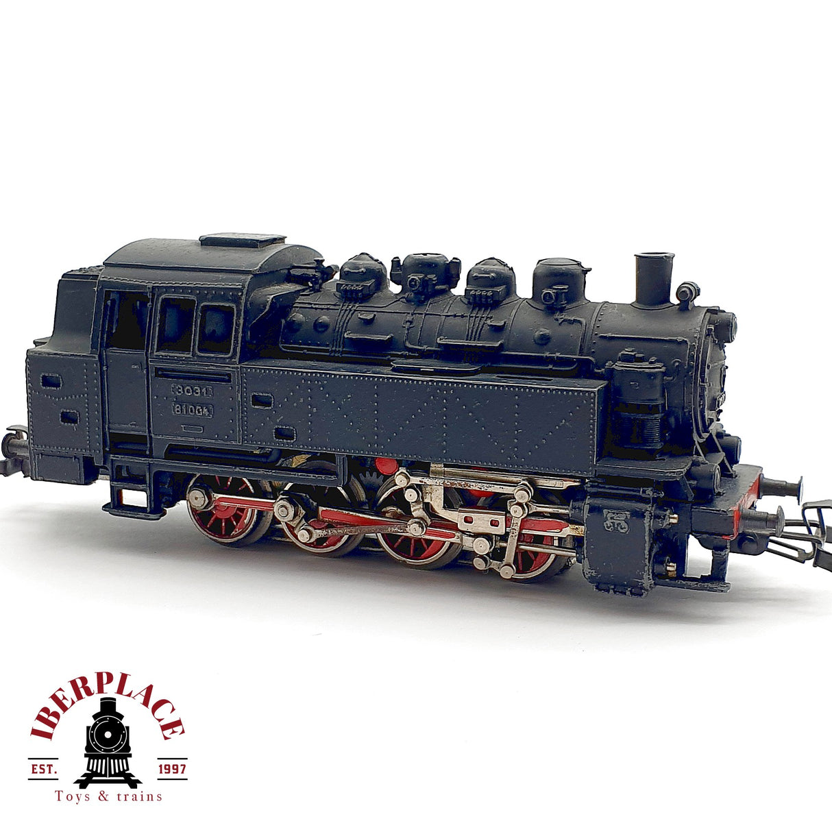 ♻️ Märklin Locomotora BR 81 004 Tanque Telex 3031 DB Metal AC H0 Escala 1:87