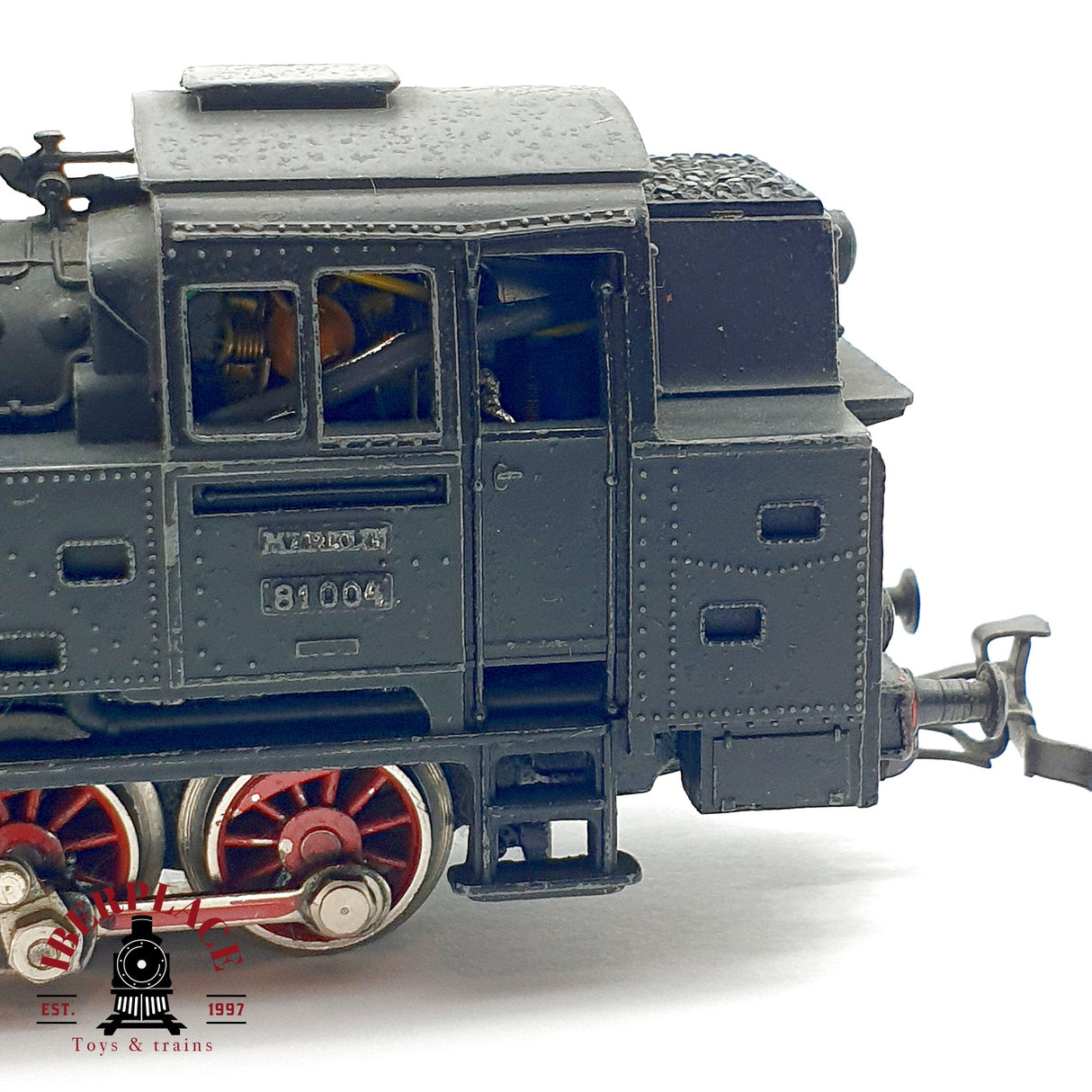 ♻️ Märklin Locomotora BR 81 004 Tanque Telex 3031 DB Metal AC H0 Escala 1:87