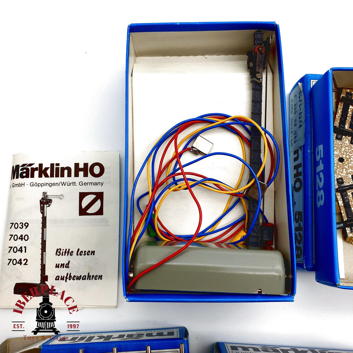 ♻️ Märklin 10x señales principales señales de via pupitres de mando H0 escala 1:87 E20