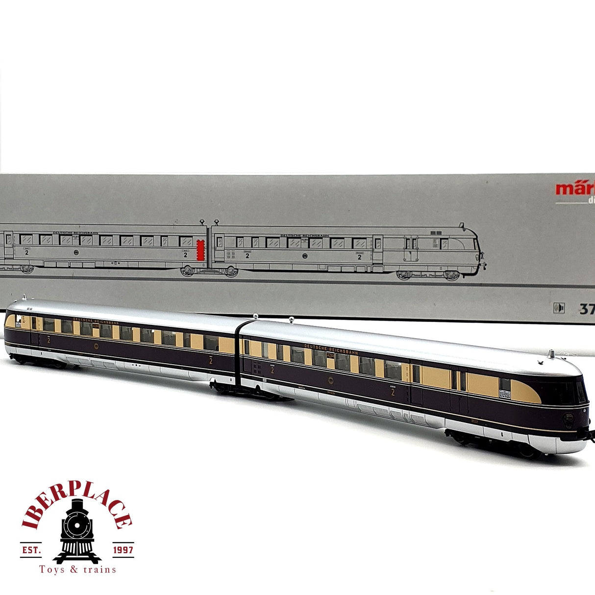 ♻️ Märklin 37770 digital Locomotora tren Diesel SVT 137 DRG con sonido H0 escala 1:87 E19