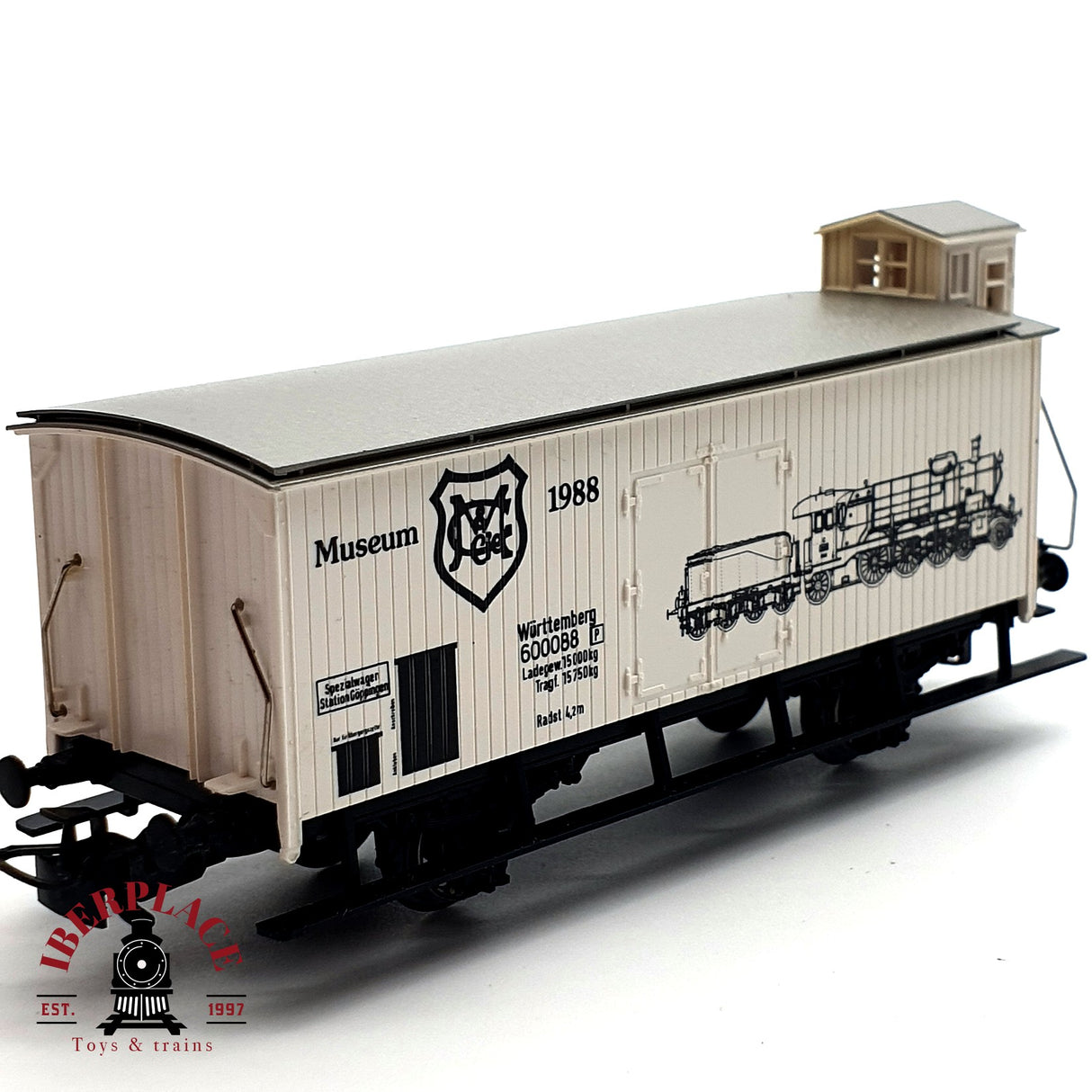 ♻️ Märklin vagón museo 1988 Württemberg 600088 H0 escala 1:87 E19