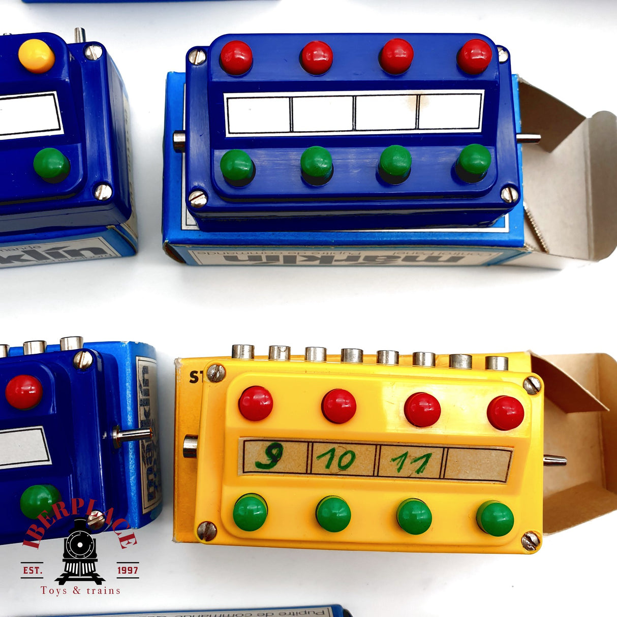 ♻️ Märklin 10x señales principales señales de via pupitres de mando H0 escala 1:87 E20