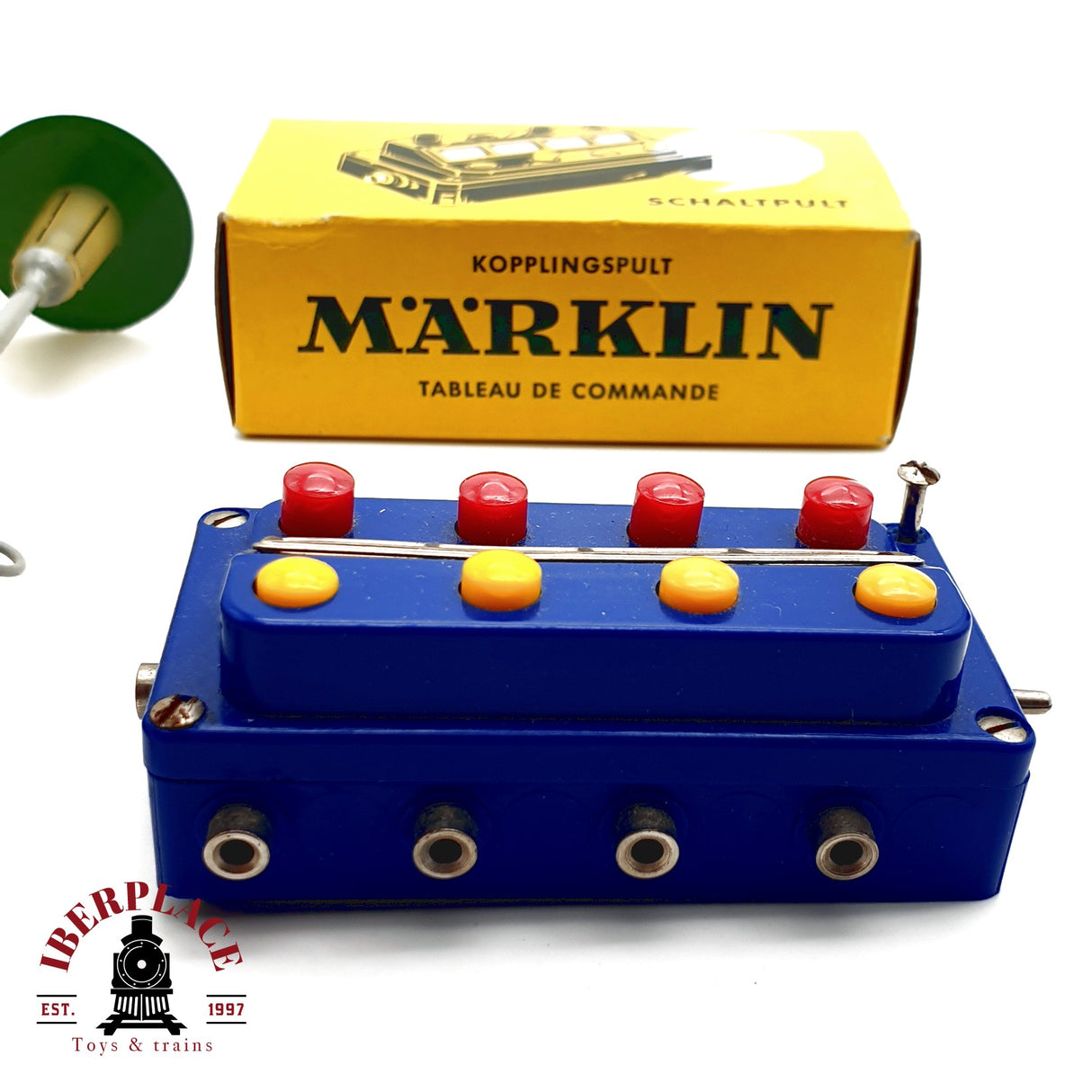 ♻️ Märklin 7047 Luz de estacion con pupitre de mando H0 escala 1:87 E20