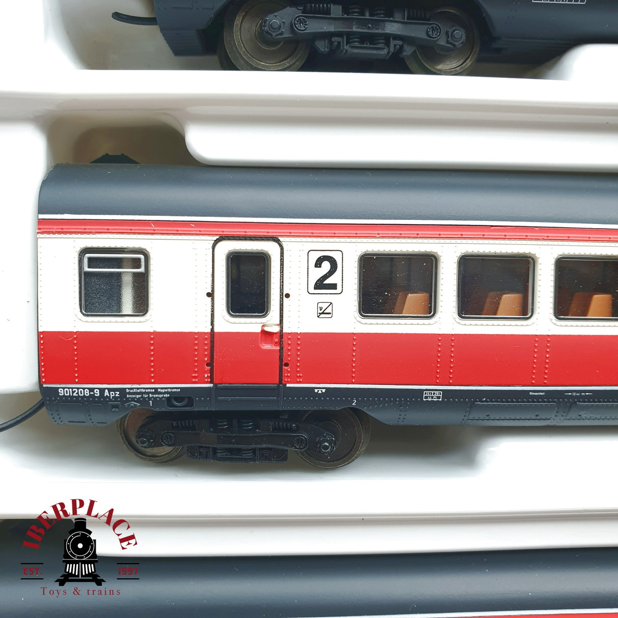 ♻️ DC Roco 43016 set vagones complementarios Libermann clase 2 H0 escala 1:87 E21