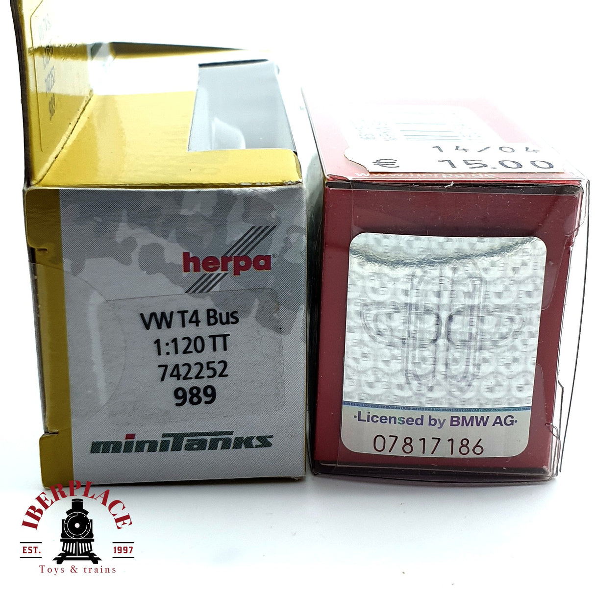 ♻️ Herpa 2x coches Daimler Volkswagen bus TT y N escala 1:160 E19