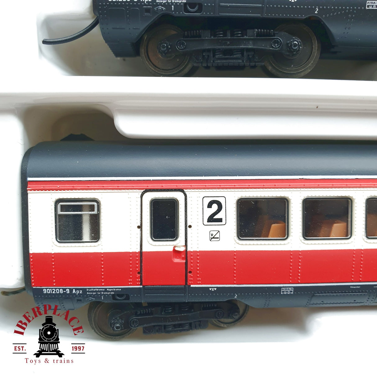 ♻️ DC Roco 43016 set vagones complementarios Libermann clase 2 H0 escala 1:87 E21
