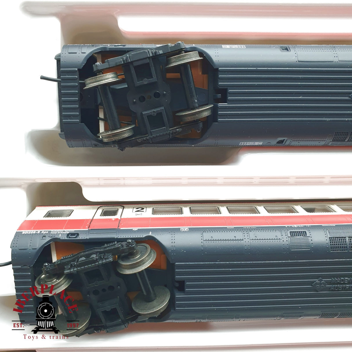 ♻️ DC Roco 43016 set vagones complementarios Libermann clase 2 H0 escala 1:87 E21