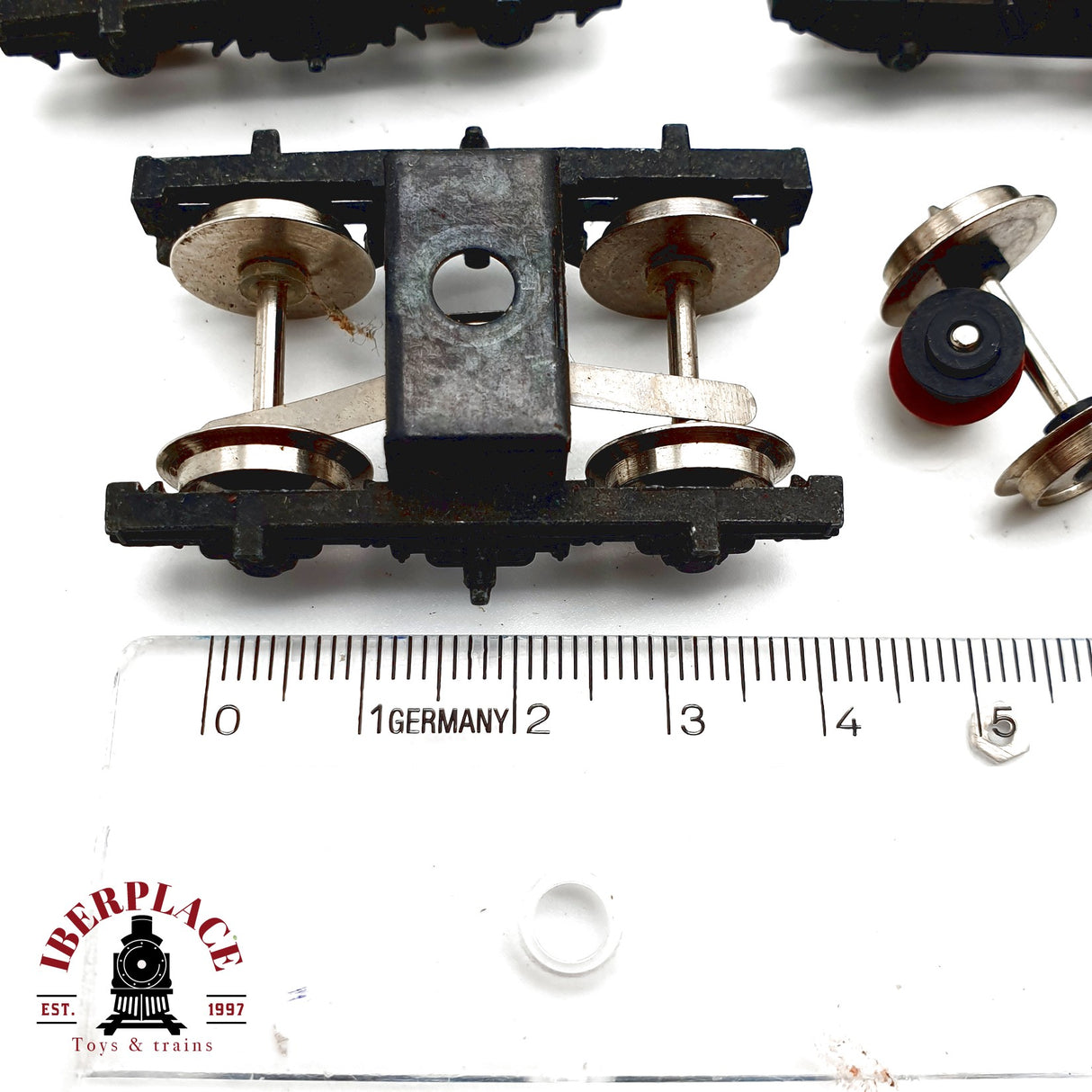 ♻️ 5x Bogies para repuestos de vagones H0 escala 1:87 E20 4/7