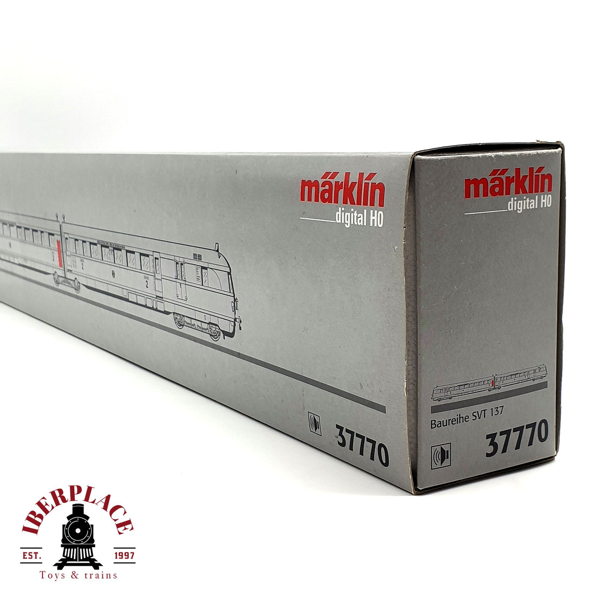 ♻️ Märklin 37770 digital Locomotora tren Diesel SVT 137 DRG con sonido H0 escala 1:87 E19
