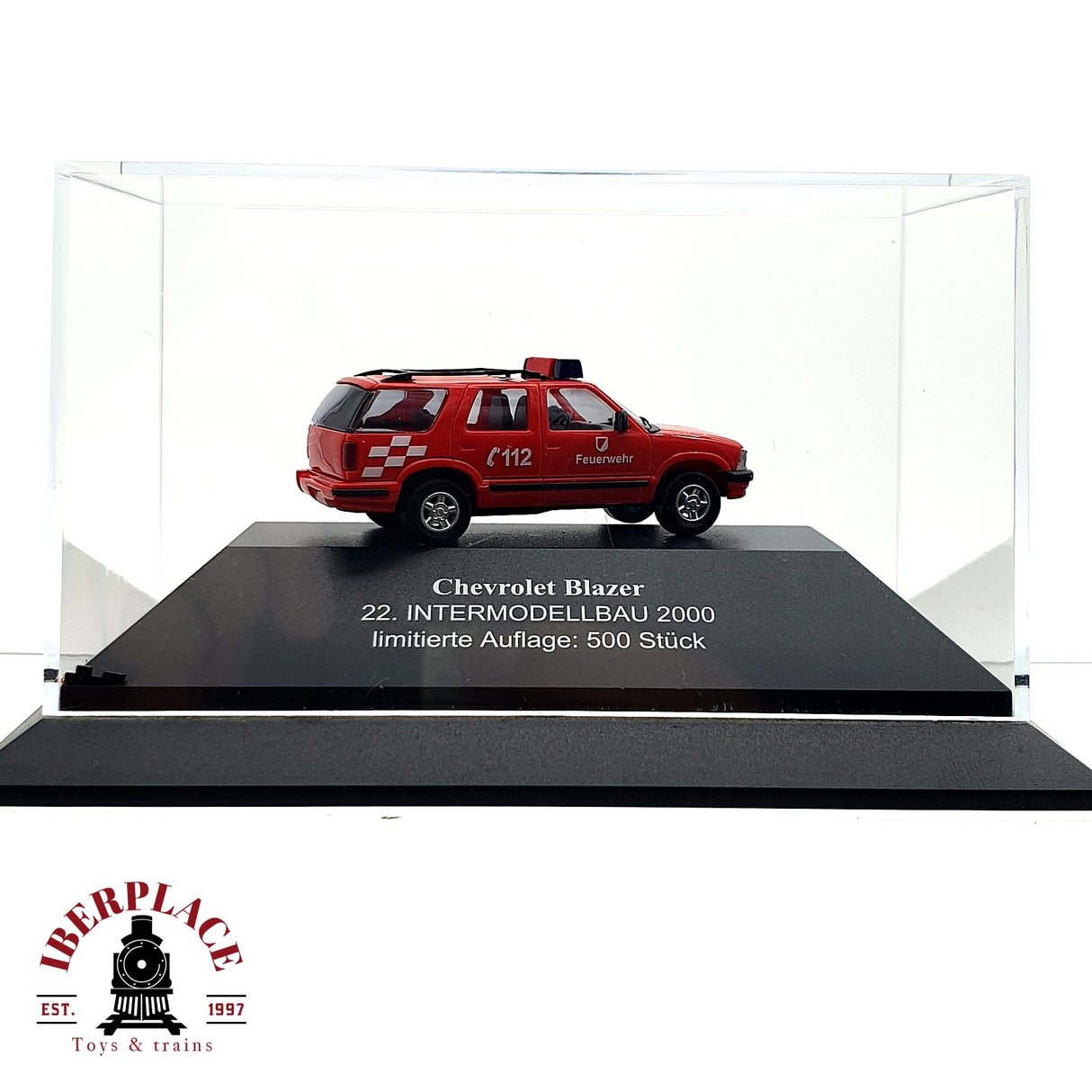 ♻️ Busch coche chevrolet Blazer Bomberos 500 unidades limitadas H0 escala 1:87 E19