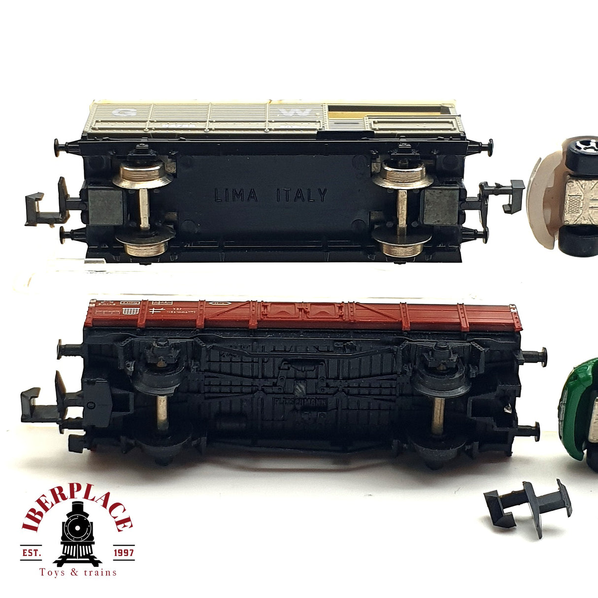 ♻️ Lima Fleischmann vagones mercancias + coches ca 1/160 N escala 1:160 V10