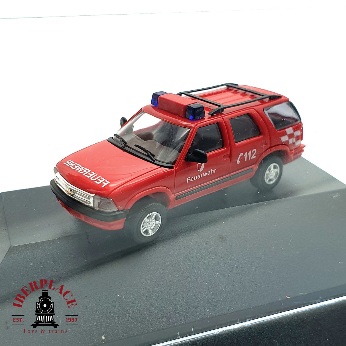 ♻️ Busch coche chevrolet Blazer Bomberos 500 unidades limitadas H0 escala 1:87 E19