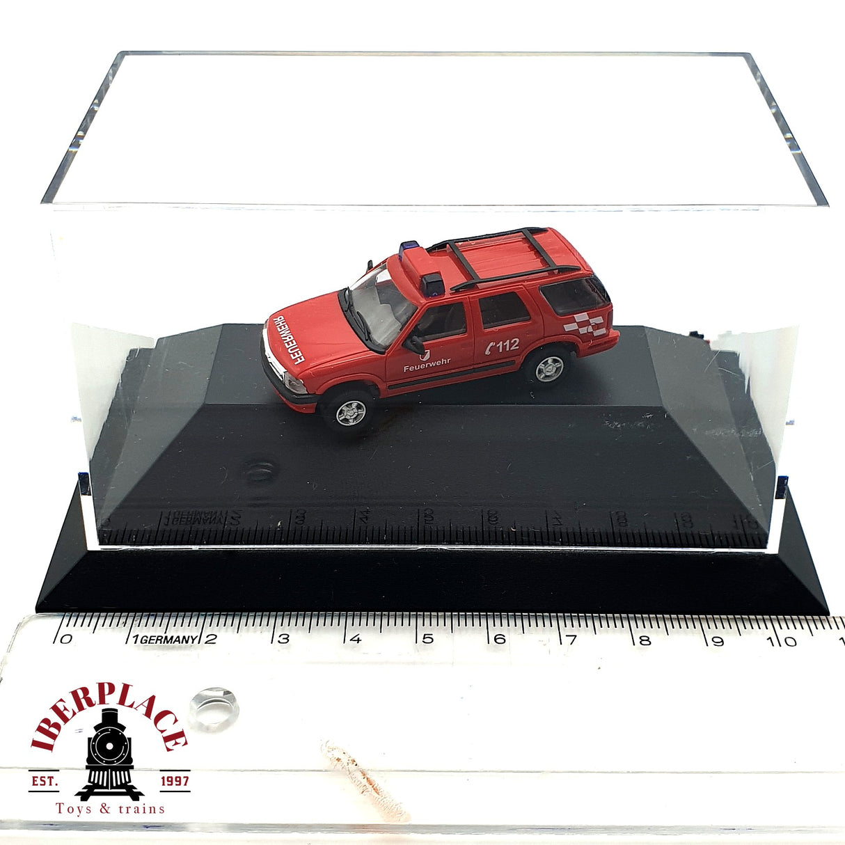 ♻️ Busch coche chevrolet Blazer Bomberos 500 unidades limitadas H0 escala 1:87 E19