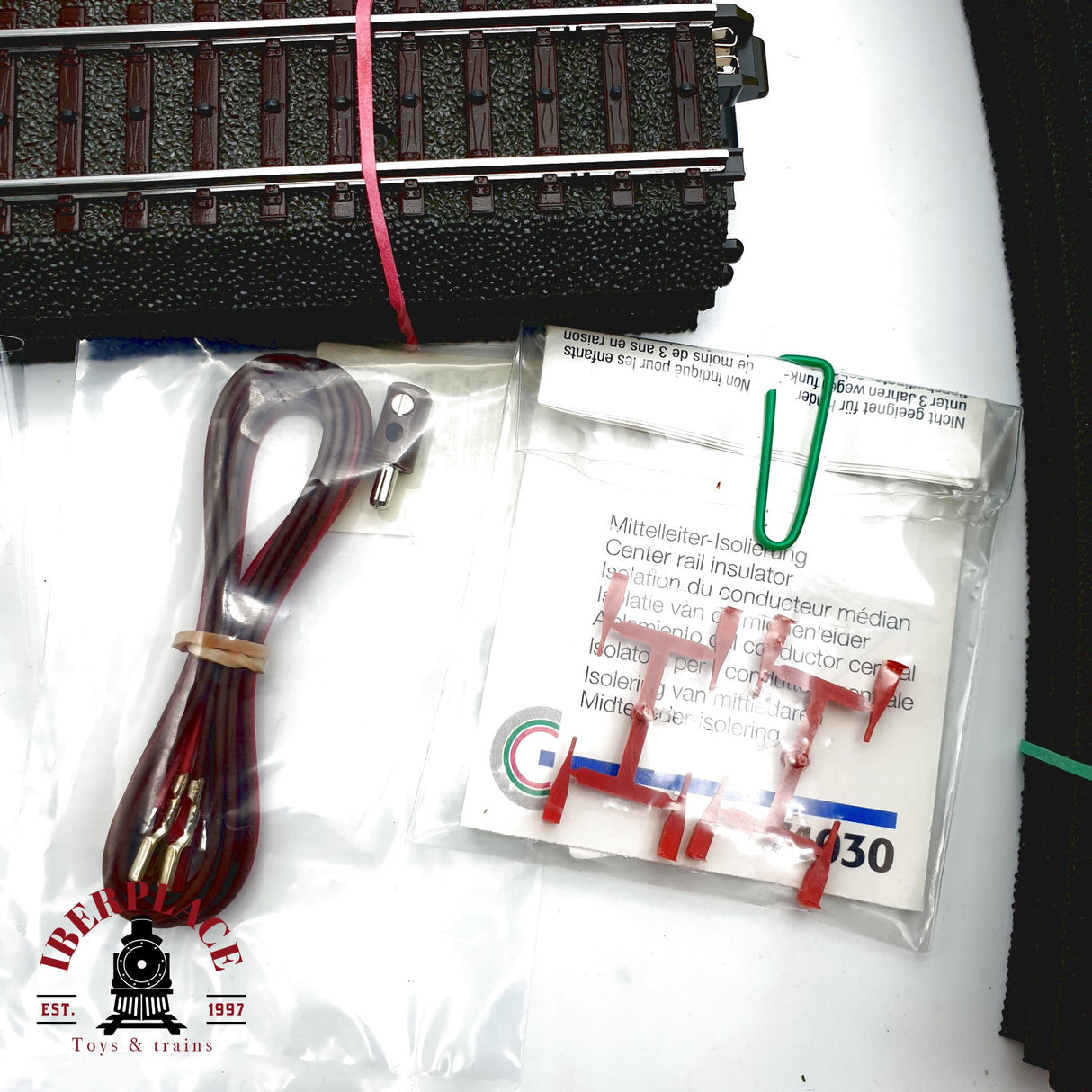 ♻️ Märklin Lote vias rectas, curvas, tope de vías, pupitres de mando sistema C H0 escala 1:87 E20