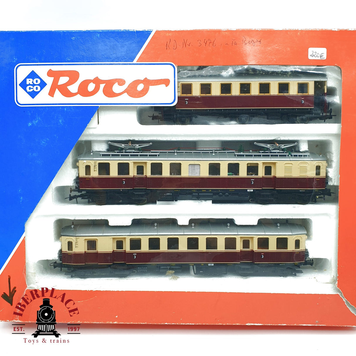 ♻️ AC Roco 43910 Set Tren eléctrico ET85 DRG AC DSS H0 escala 1:87 E21