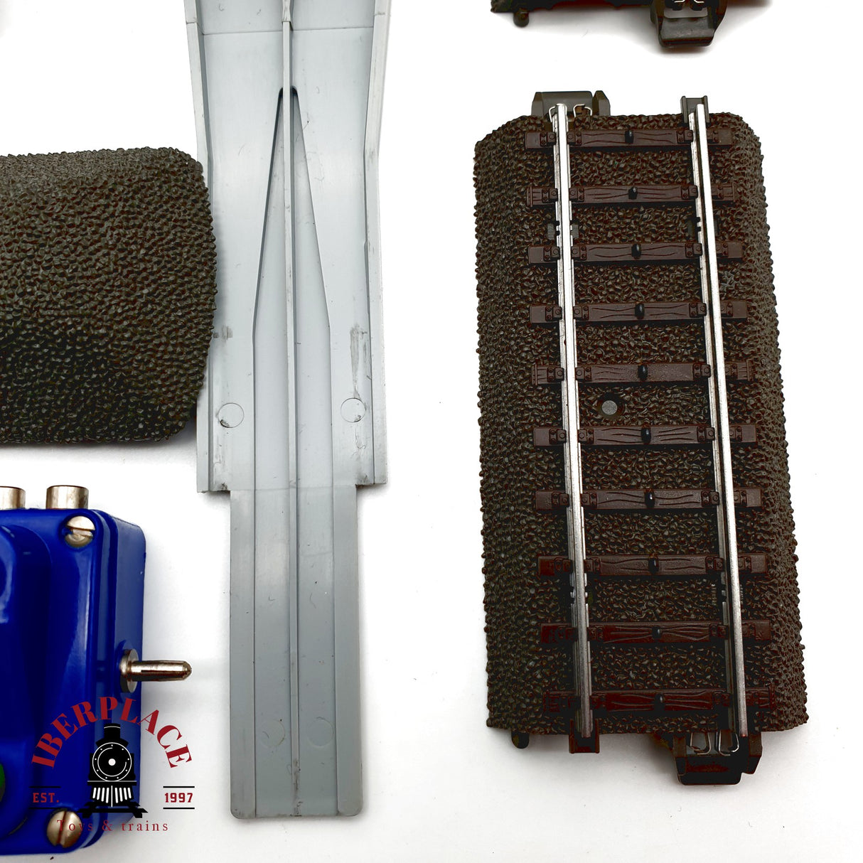 ♻️ Märklin Lote vias rectas, curvas, tope de vías, pupitres de mando sistema C H0 escala 1:87 E20