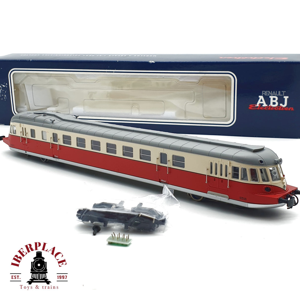 ♻️ AC Electrotren 2100 Automotor ABJ7 Renault RENFE Época III H0 escala 1:87 A27