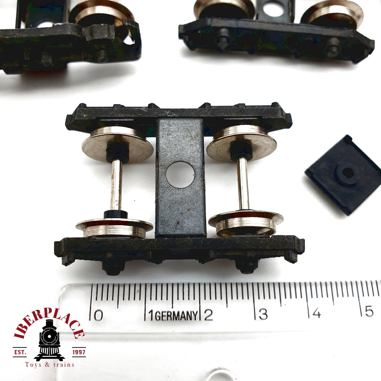 ♻️ 5x Bogies para repuestos de vagones H0 escala 1:87 E20 7/7