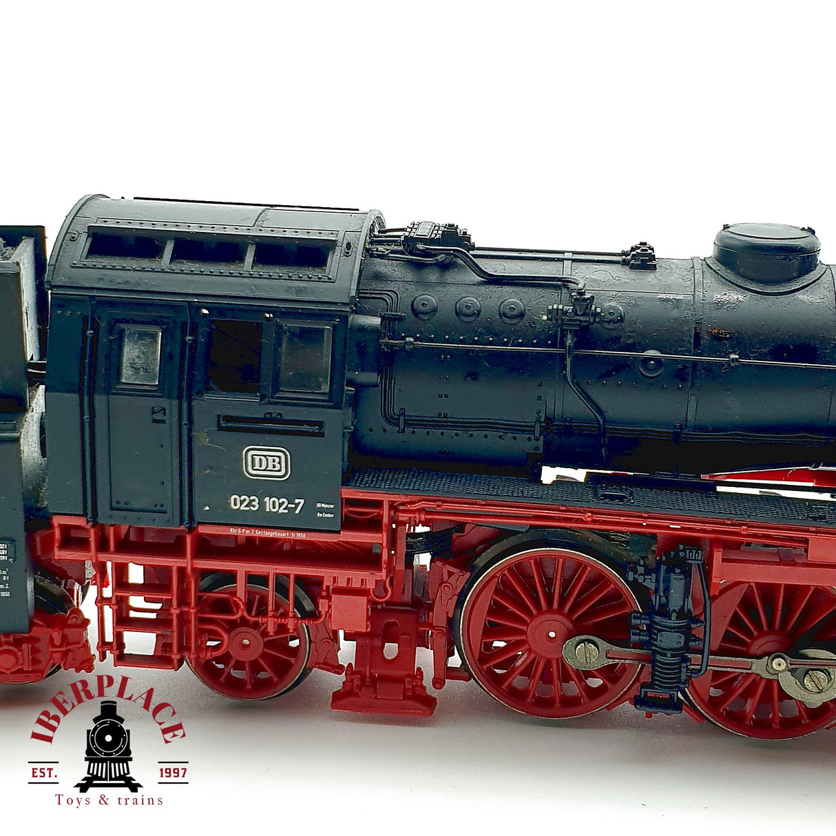 ♻️🚂 Roco locomotora de vapor BR 023 102-7 DB patin Marklin Escala H0 1:87