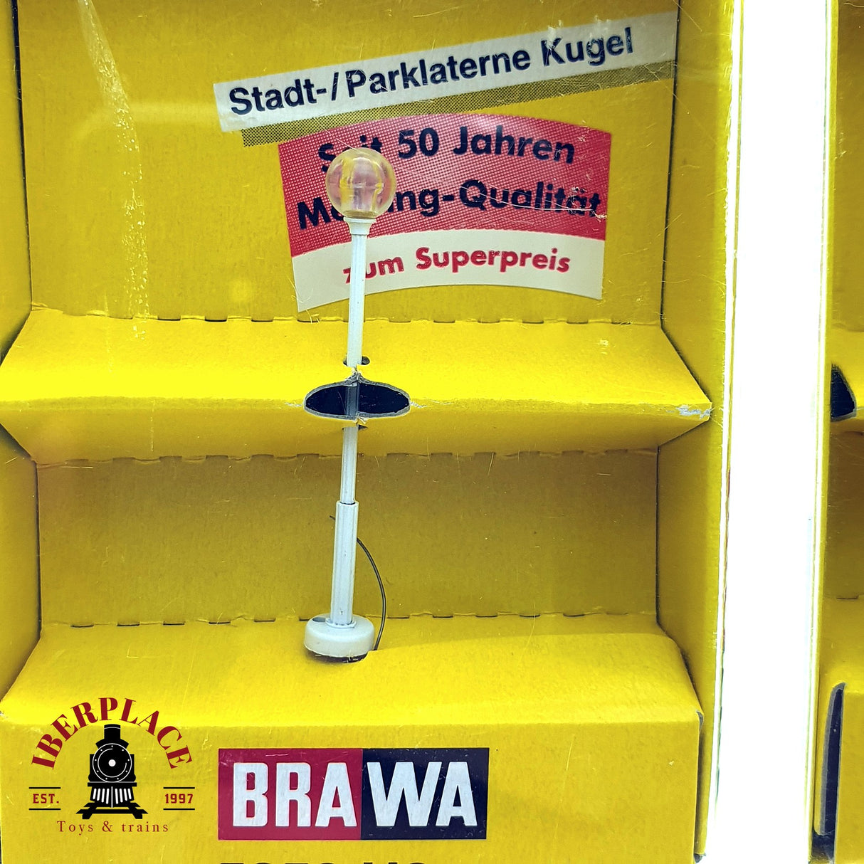 ♻️ BRAWA 2x 5253 Farola de parking H0 escala 1:87 E19