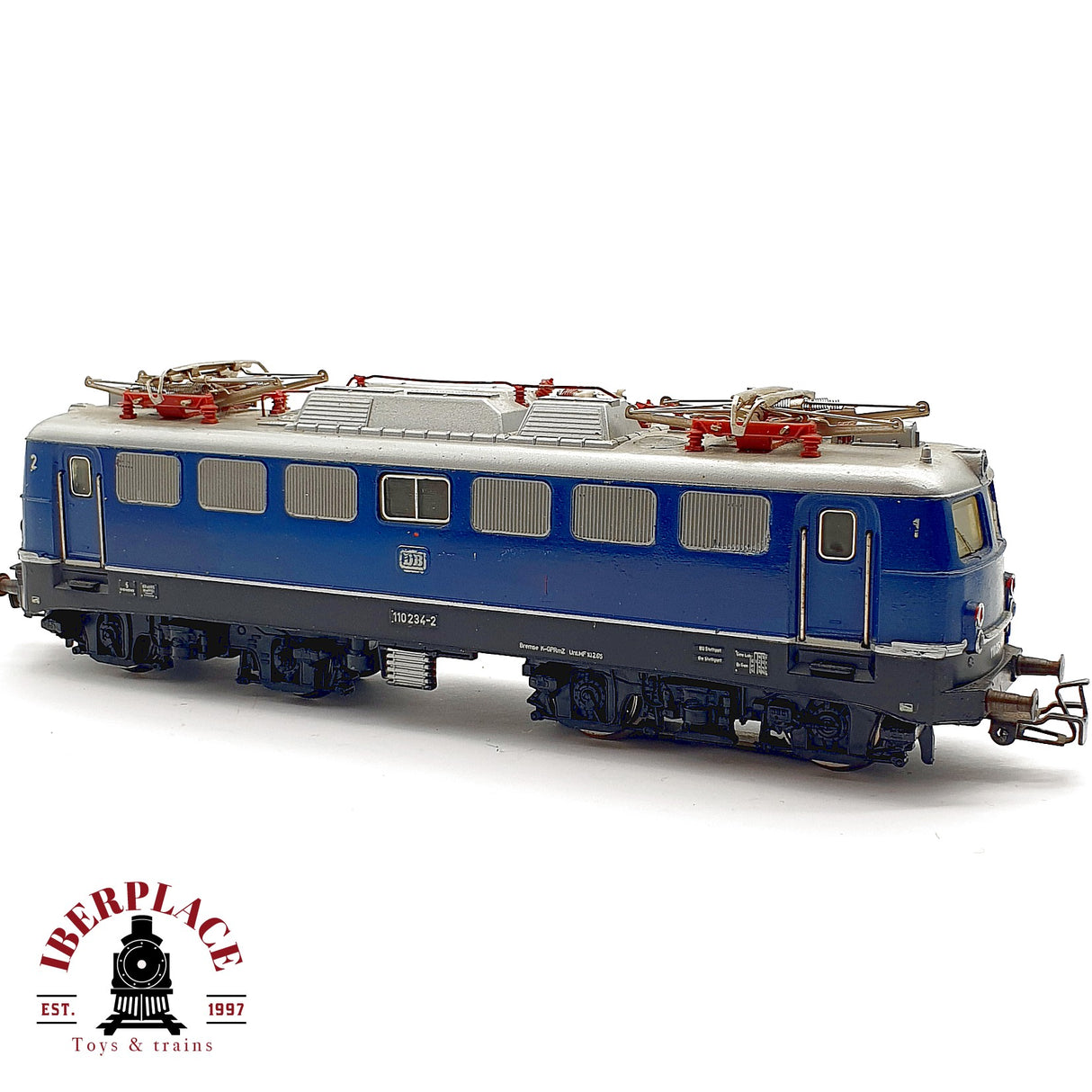 ♻️ Märklin Locomotora Eléctrica BR 110 234-2 DB Azul Metal 3039 / 30390 AC H0 Escala 1:87