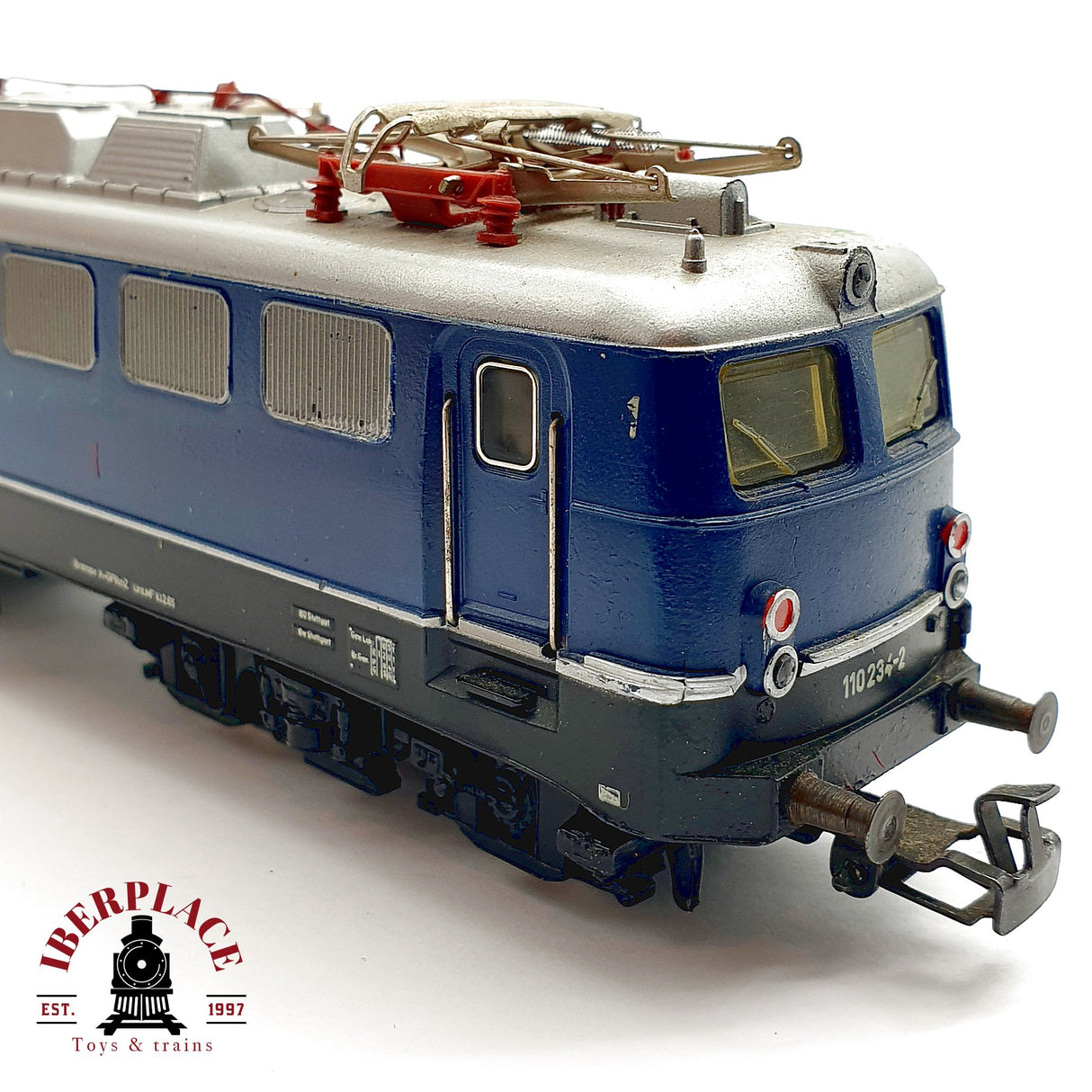 ♻️ Märklin Locomotora Eléctrica BR 110 234-2 DB Azul Metal 3039 / 30390 AC H0 Escala 1:87