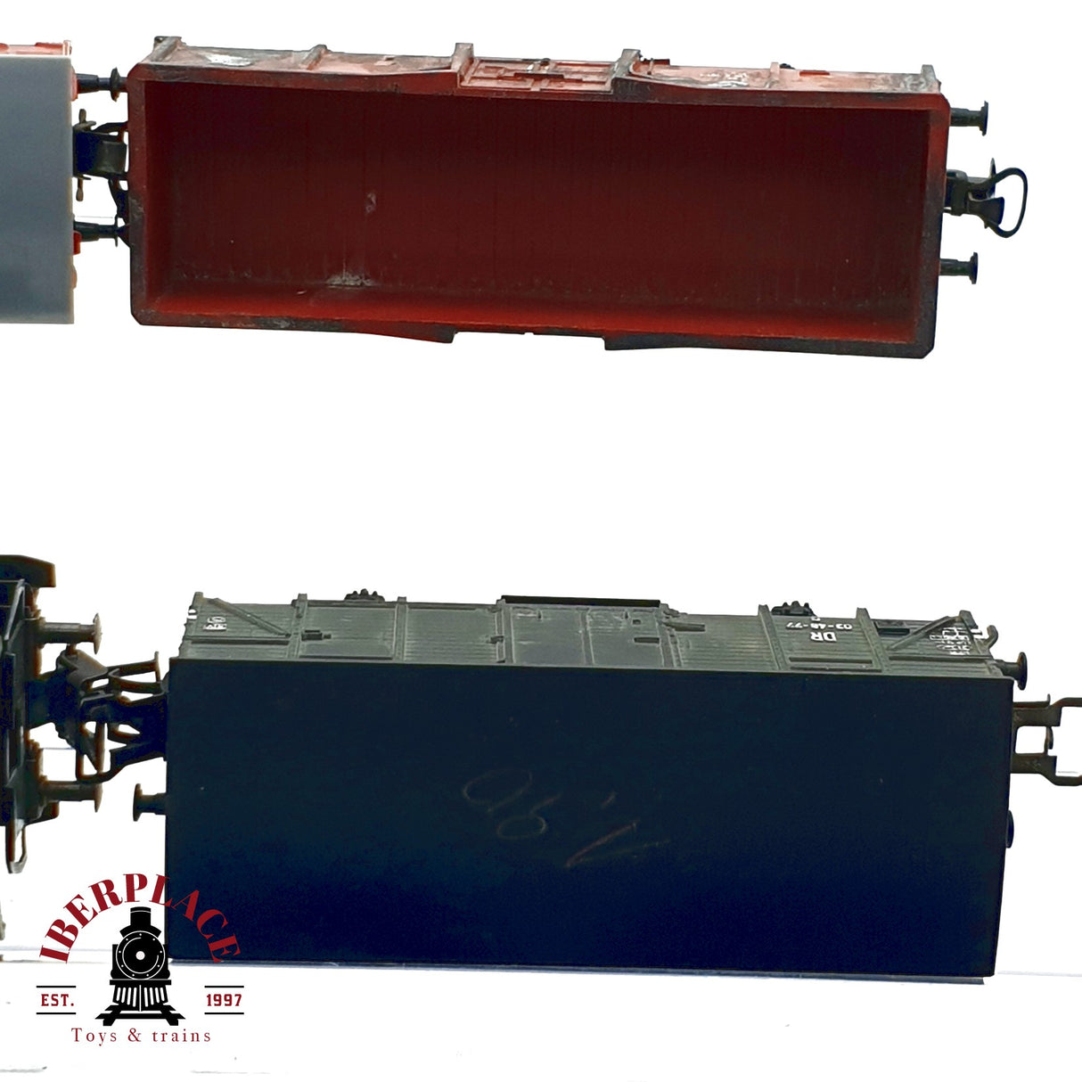 ♻️ 7x Märklin Fleischmann vagones mercancias DB DR para piezas o repuestos H0 escala 1:87 E20