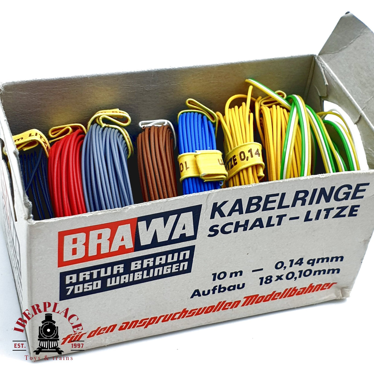 ♻️ BRAWA 7050 Set de cables diferentes colores H0 escala 1:87 E20