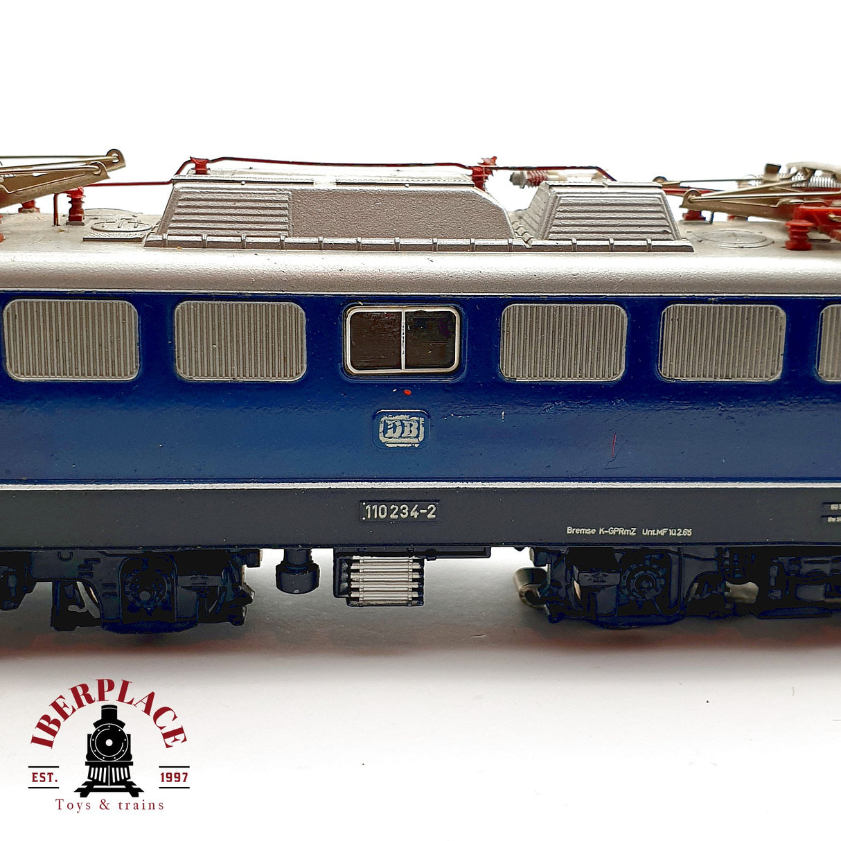 ♻️ Märklin Locomotora Eléctrica BR 110 234-2 DB Azul Metal 3039 / 30390 AC H0 Escala 1:87