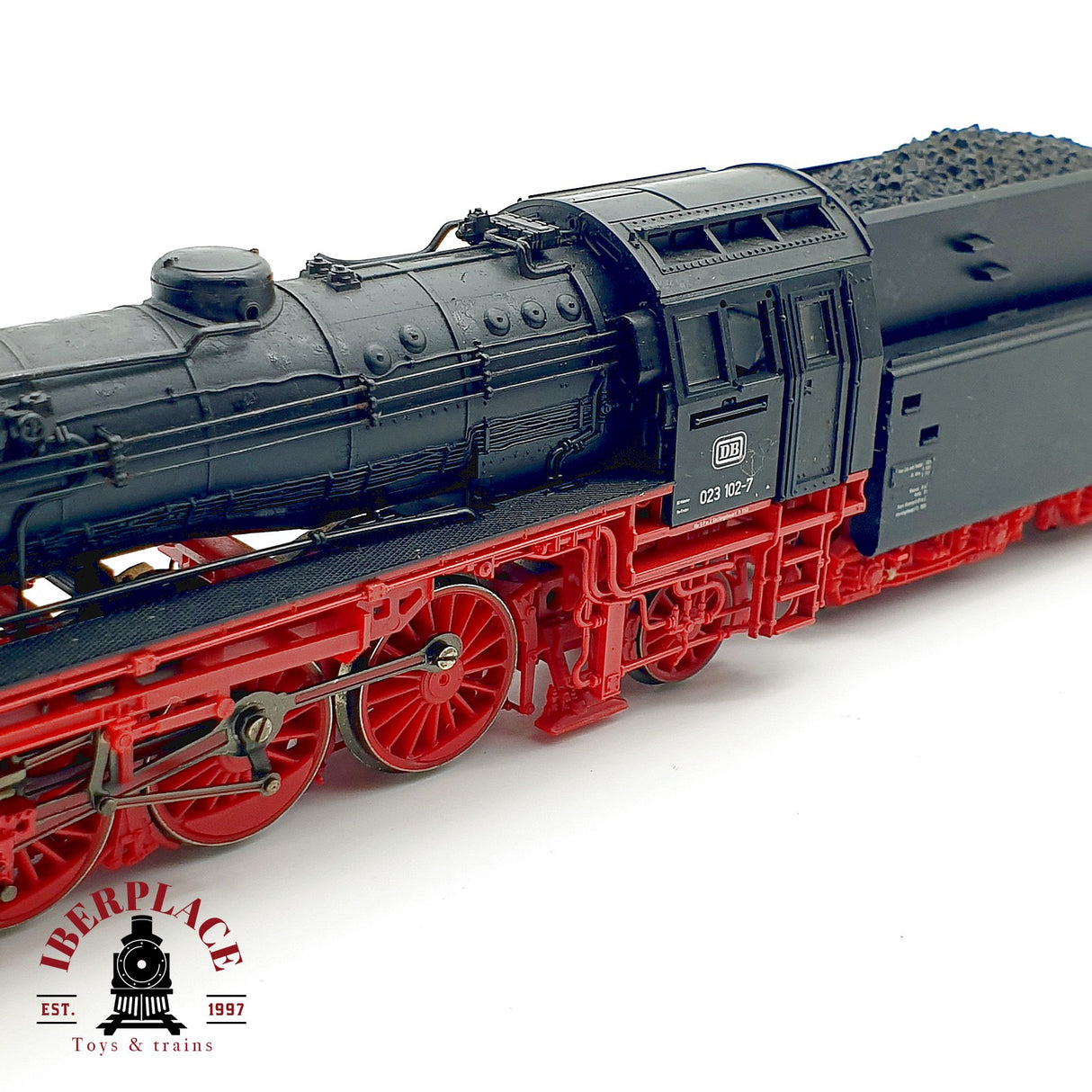 ♻️🚂 Roco locomotora de vapor BR 023 102-7 DB patin Marklin Escala H0 1:87
