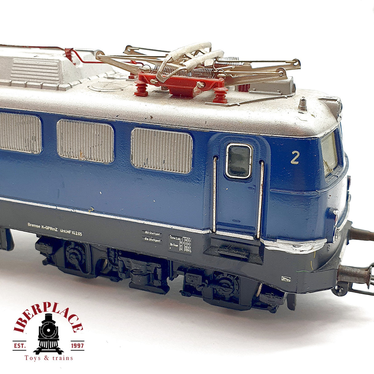 ♻️ Märklin Locomotora Eléctrica BR 110 234-2 DB Azul Metal 3039 / 30390 AC H0 Escala 1:87