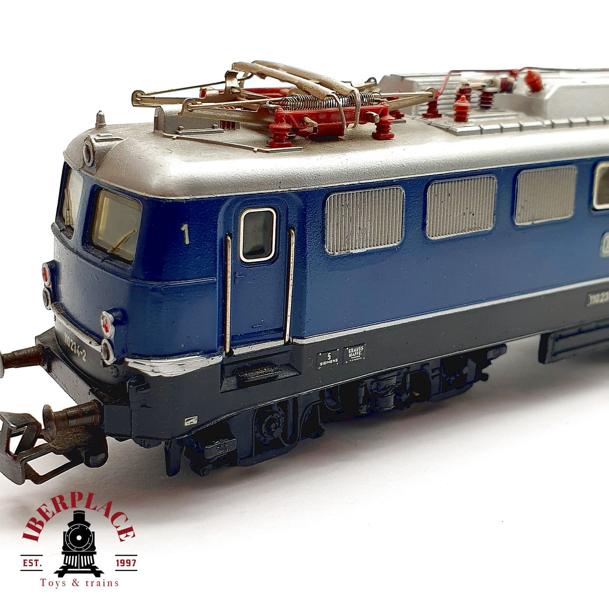 ♻️ Märklin Locomotora Eléctrica BR 110 234-2 DB Azul Metal 3039 / 30390 AC H0 Escala 1:87