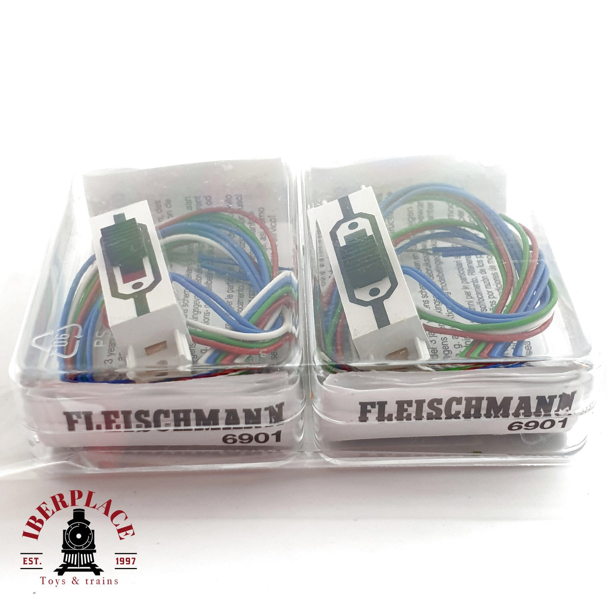 ♻️ 2x Fleischmann 6901 interruptores de luz de señalización N escala 1:160 E20