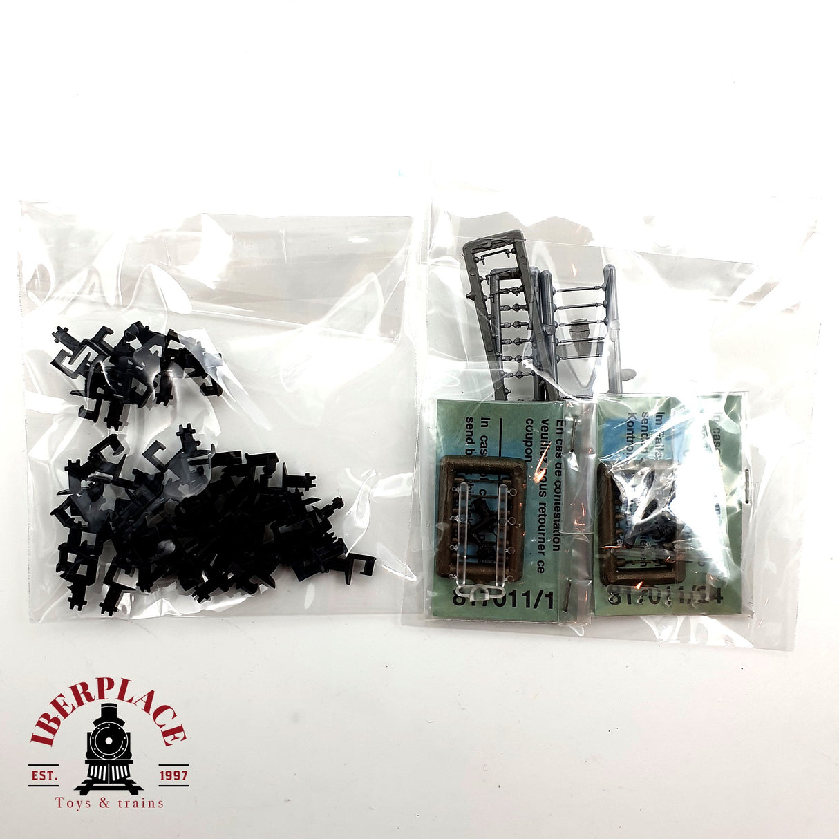 ♻️ Roco Lote mixto repuestos enganches y accesorios para vagones N escala 1:160 V10
