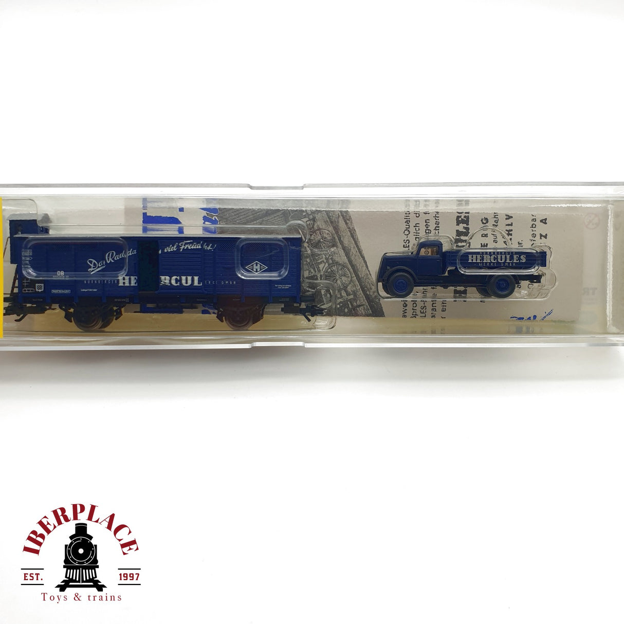 ♻️Trix 24073 vagón museo DB 522 216 Hércules con camión H0 escala 1:87 A27