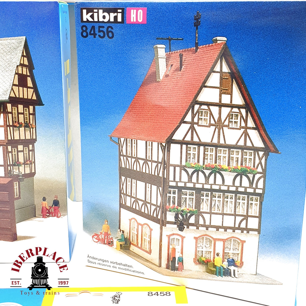 ♻️ Kibri 8462 Kit Pueblo con casas de entramado de madera y fuente H0 escala 1:87 E20