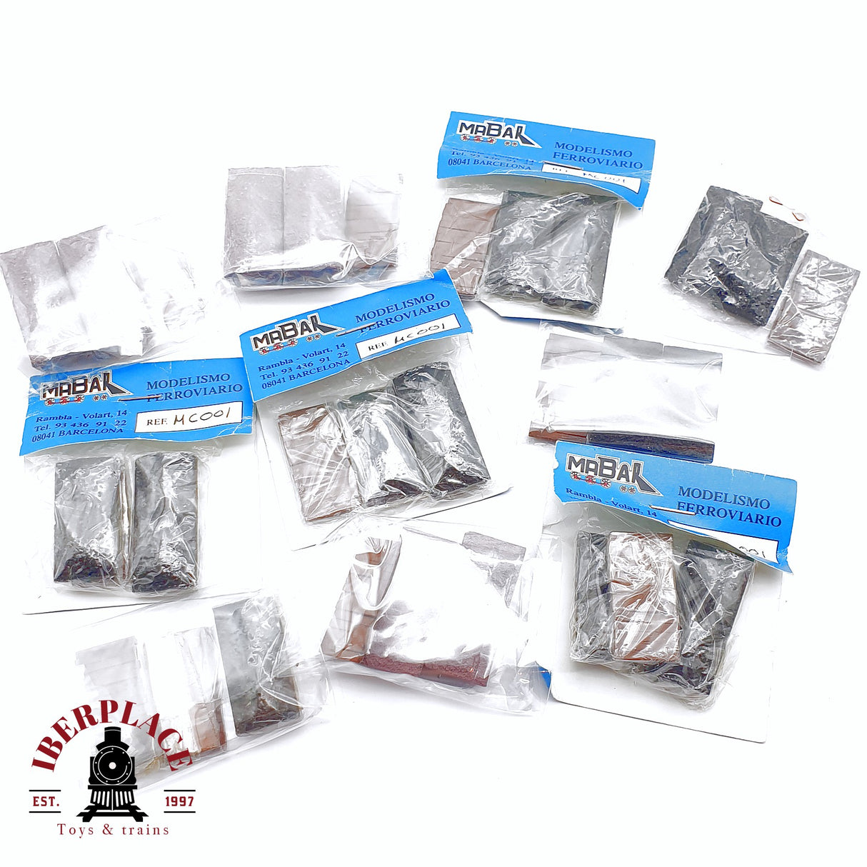 🆕💡 Mabar - MC001 carga para vagones carbón y maderas de metal fundido N escala 1:160