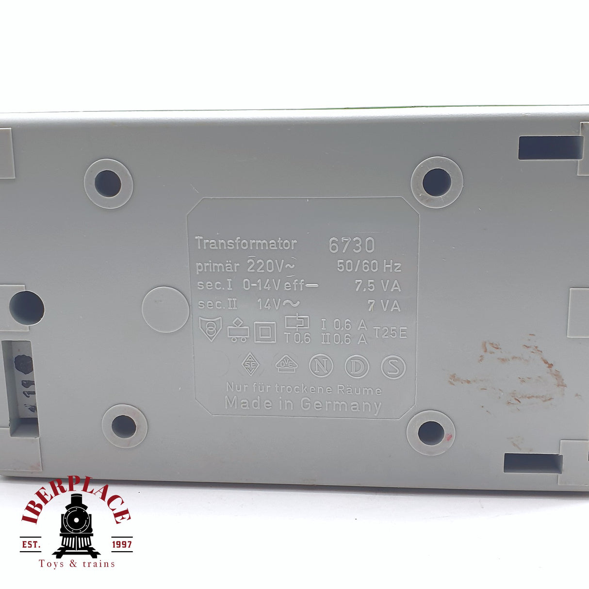 ♻️ 2da mano - Fleischmann 6730 transformador 220V 50/60HZ 7VA H0 escala 1:87