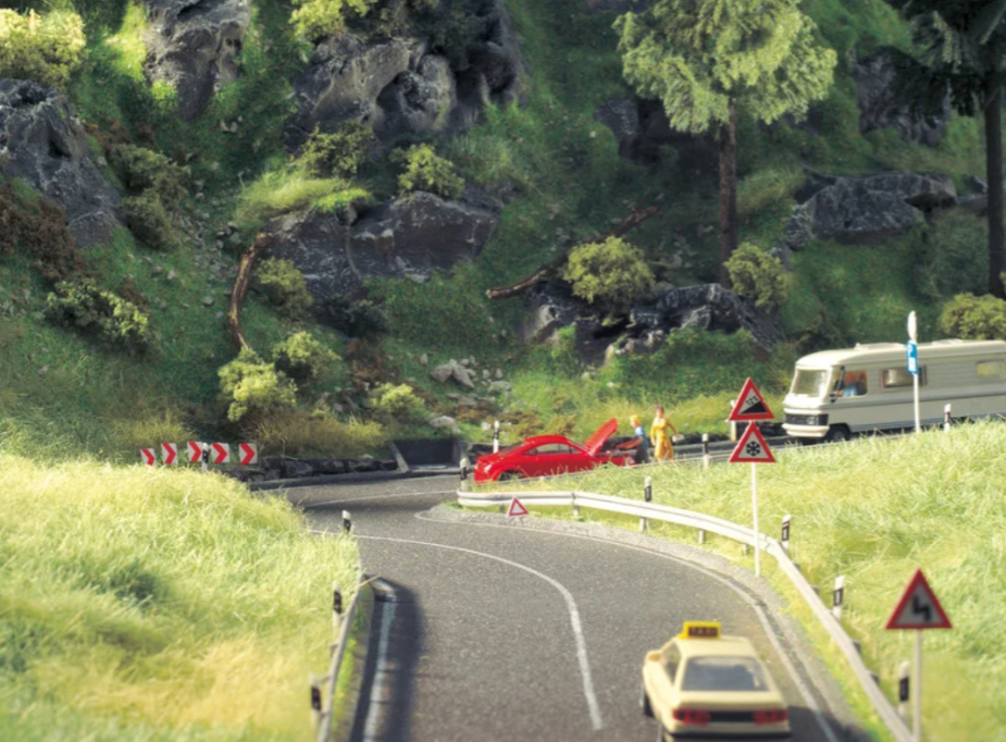 🧨 Liquidación – Noch 34200 carretera rural realista N escala 1:160