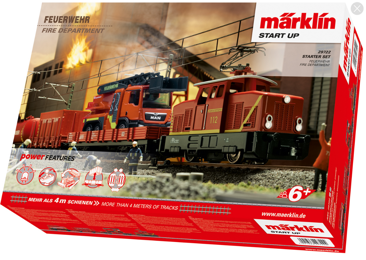 Märklin Start up 29722 Caja de iniciación "Bomberos" H0 escala 1:87 ho 00