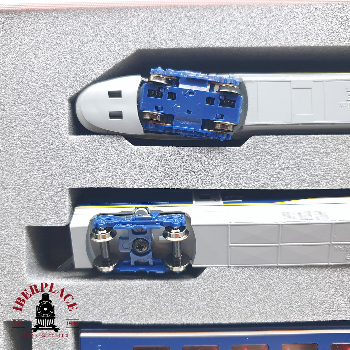 ♻️ Segunda mano - 3x KATO 10-1297 / 1298 Unidad eléctrica de tren EUROSTAR e300 composición 16 Teiligs N escala 1:160