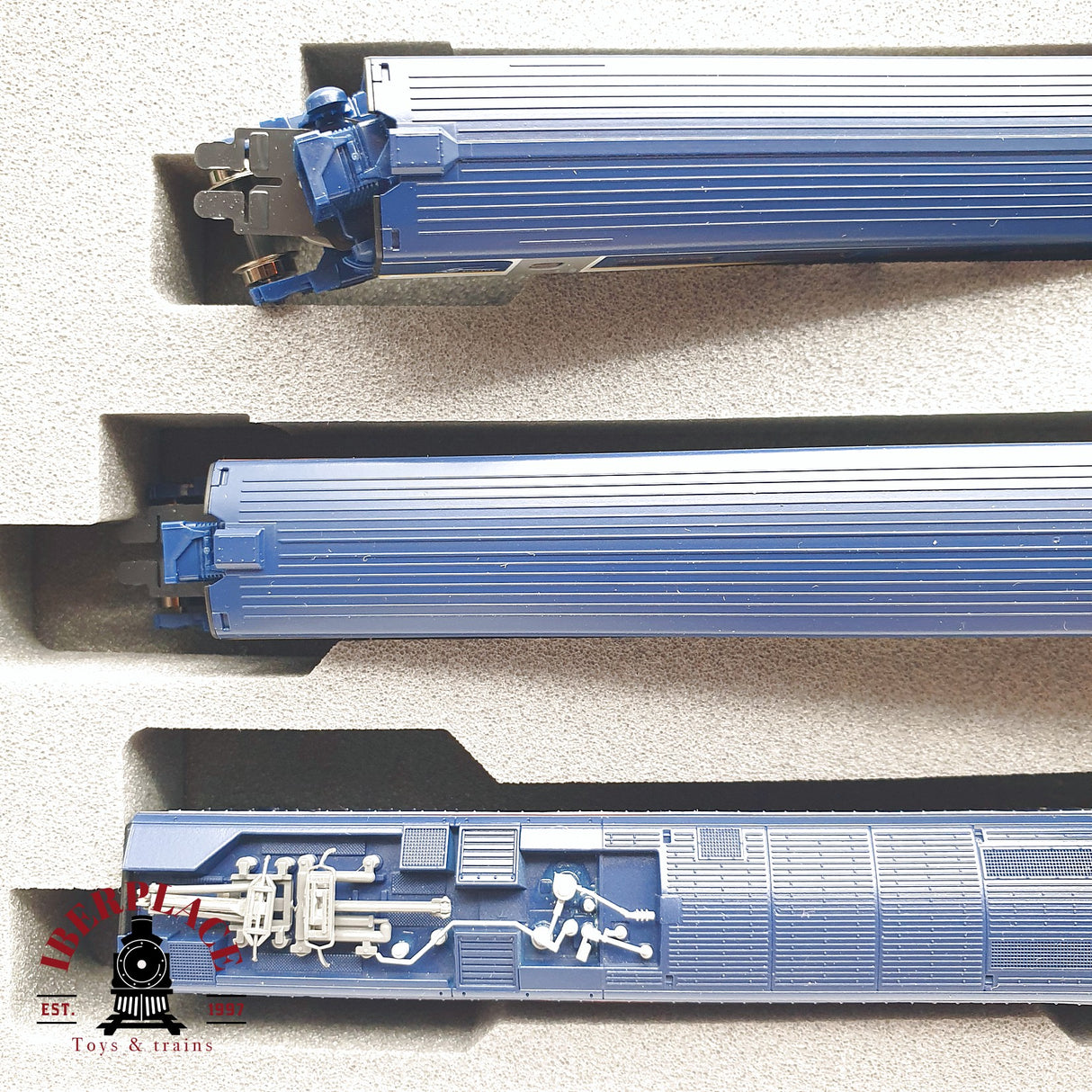 ♻️ Segunda mano - 3x KATO 10-1297 / 1298 Unidad eléctrica de tren EUROSTAR e300 composición 16 Teiligs N escala 1:160