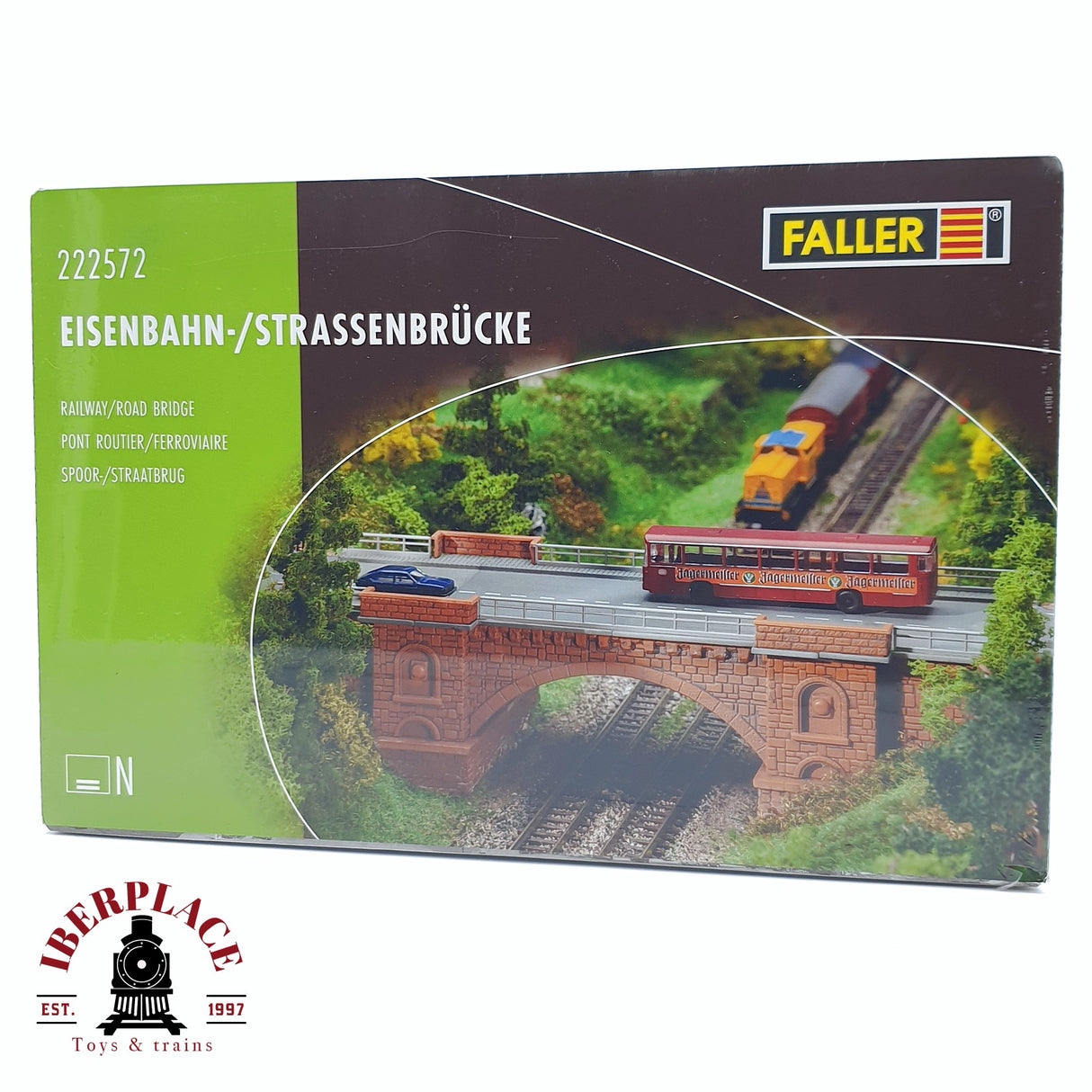♻️ Segunda mano - Faller 222572 puente de carretera 192x74x70mm N escala 1:160