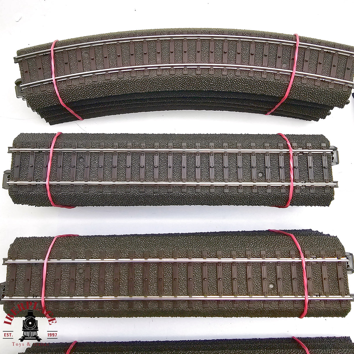 ♻️ 2da mano - Märklin 38x vías curvas rectas desvió Tipo C H0 escala 1:87 A11