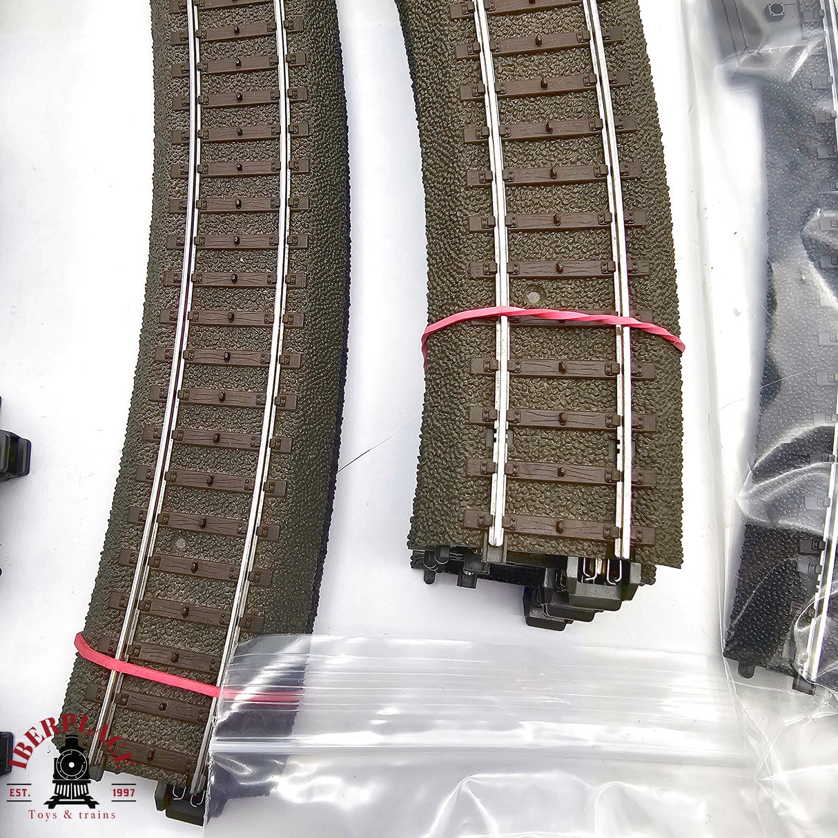 ♻️ 2da mano - Märklin 38x vías curvas rectas desvió Tipo C H0 escala 1:87 A11