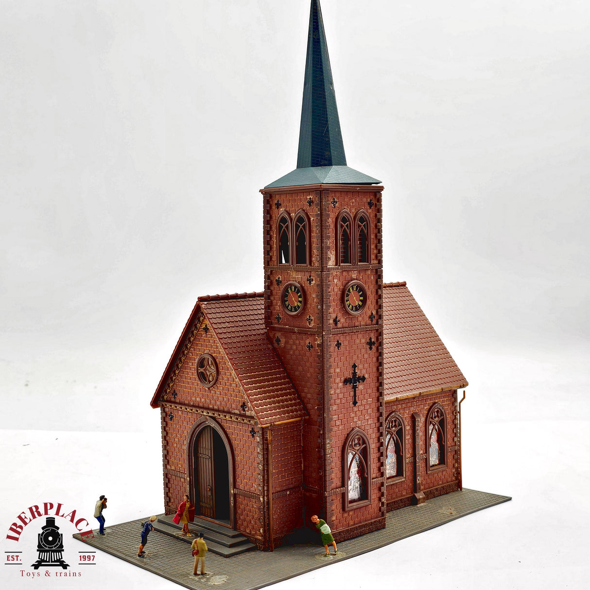 ♻️ 2da mano - Catedral con figuras H0 escala 1:87 A11