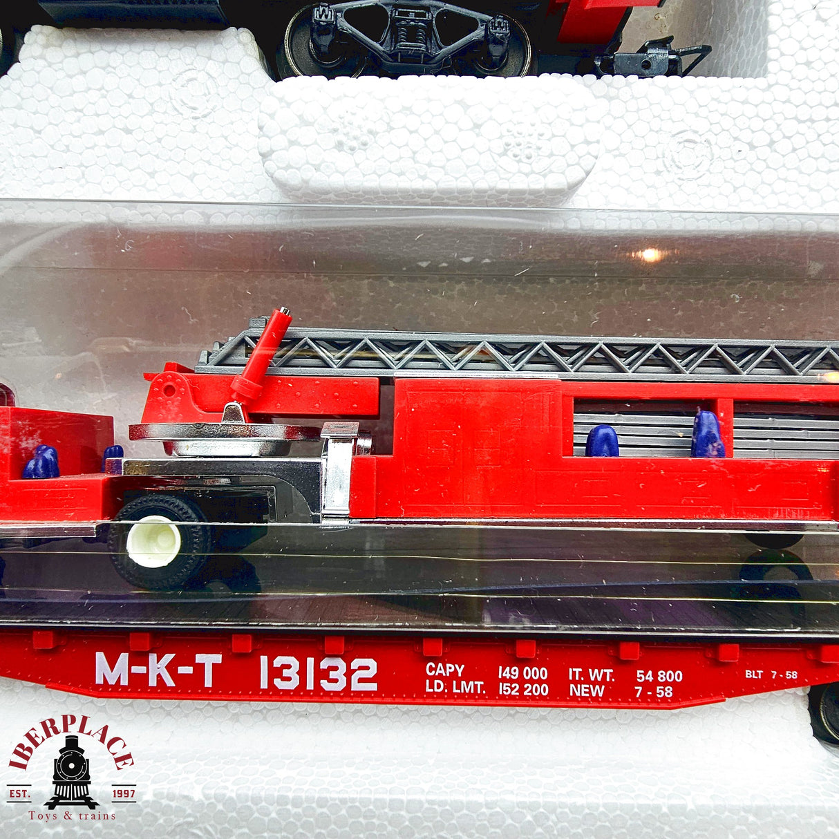 ♻️ 2da mano - Märklin 4580 Set vagones Texas con camión de bomberos H0 escala 1:87 EH011