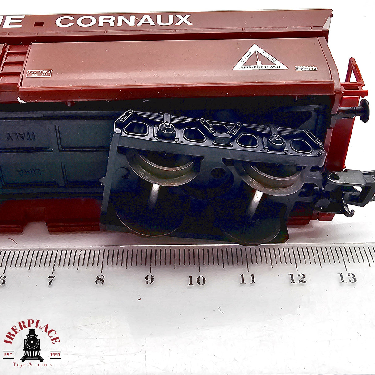 ♻️ 2da mano - DC Lima 302896 vagón tolva Juracime Cornaux SBB H0 escala 1:87 EH011