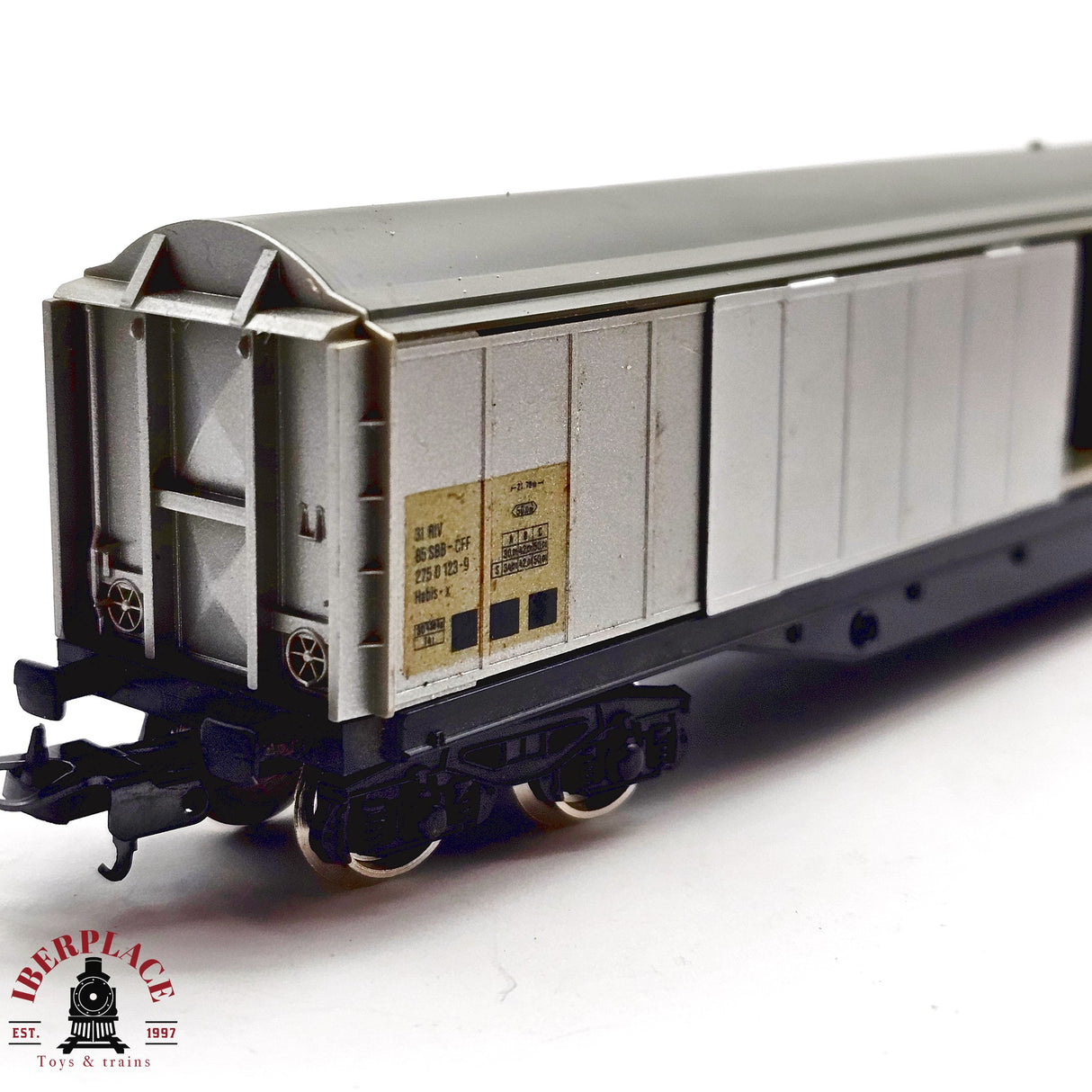 ♻️ 2da mano - DC Lima 30320 vagón de puertas correderas SBB H0 escala 1:87 EH011
